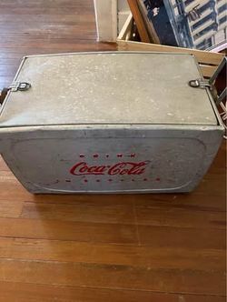 Vintage "Drink Coca Cola" aluminum cooler