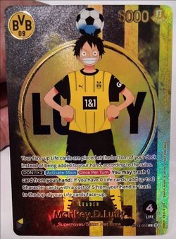 2025 ONE PIECE PROMO BVB X ONE PIECE MATCH DAY 2025 003 MONKEY D. LUFFY