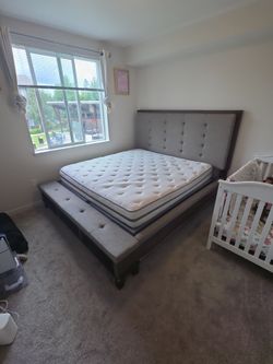 King size bed frame