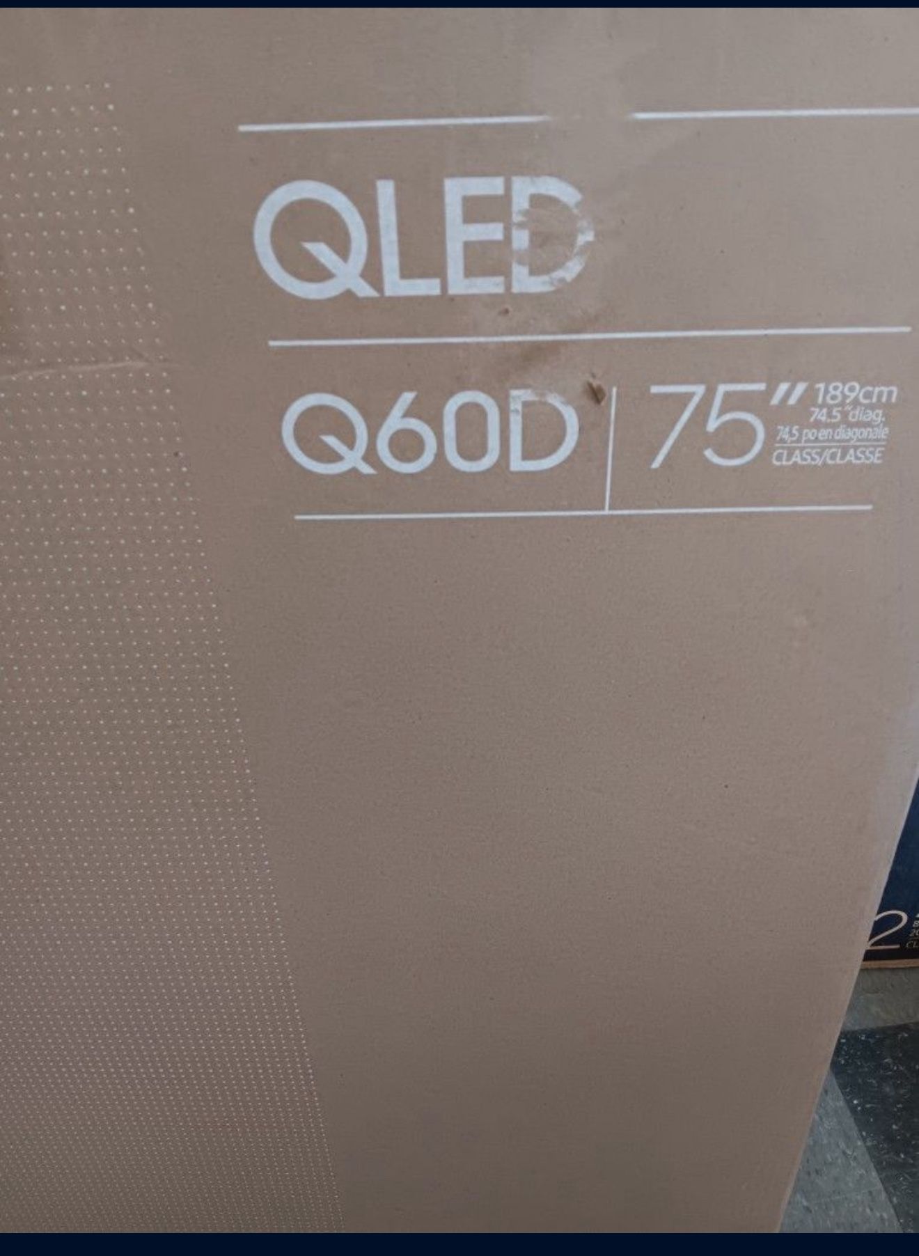 Samsung 75-Inch Class QLED 4K Q60D Series Quantum HDR Smart TV w/Object Tracking Sound Lite, Motion Xcelerator, Slim Design, Gaming Hub, Alexa Built-i