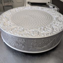 Silver Cake Base 18"