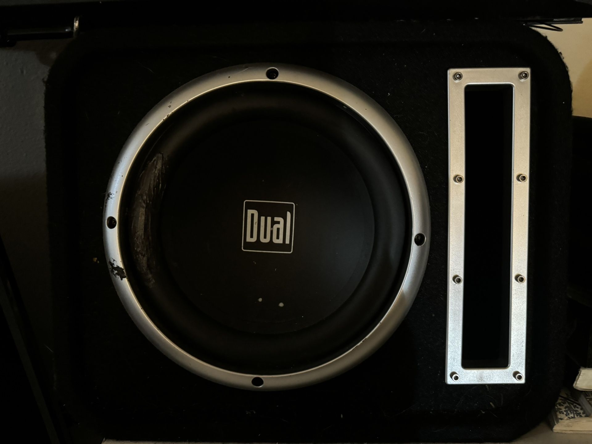 Dual SBX100 10 inch Vented Subwoofer Bandpass Box for Sale in Portland