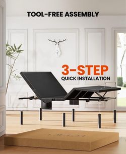 twin xl adjustable bed frame