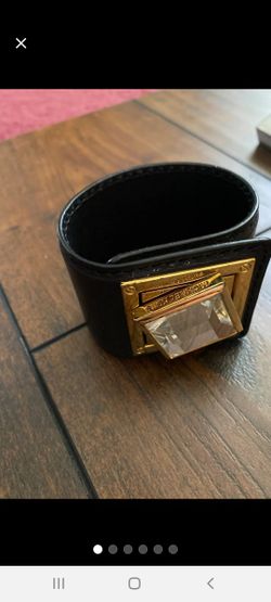 Michael Kors Leather Cuff Bracelet