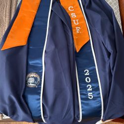 CSUF Masters Degree Graduation Gown