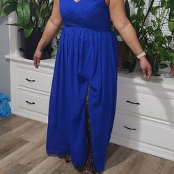 Blue Woman Dress