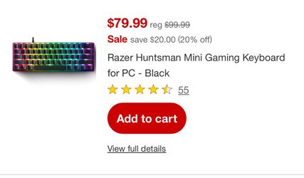 Razer Huntsman Mini Gaming KeyBoard