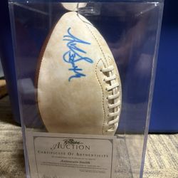 Antowain Smith New England Patriots Signed Football