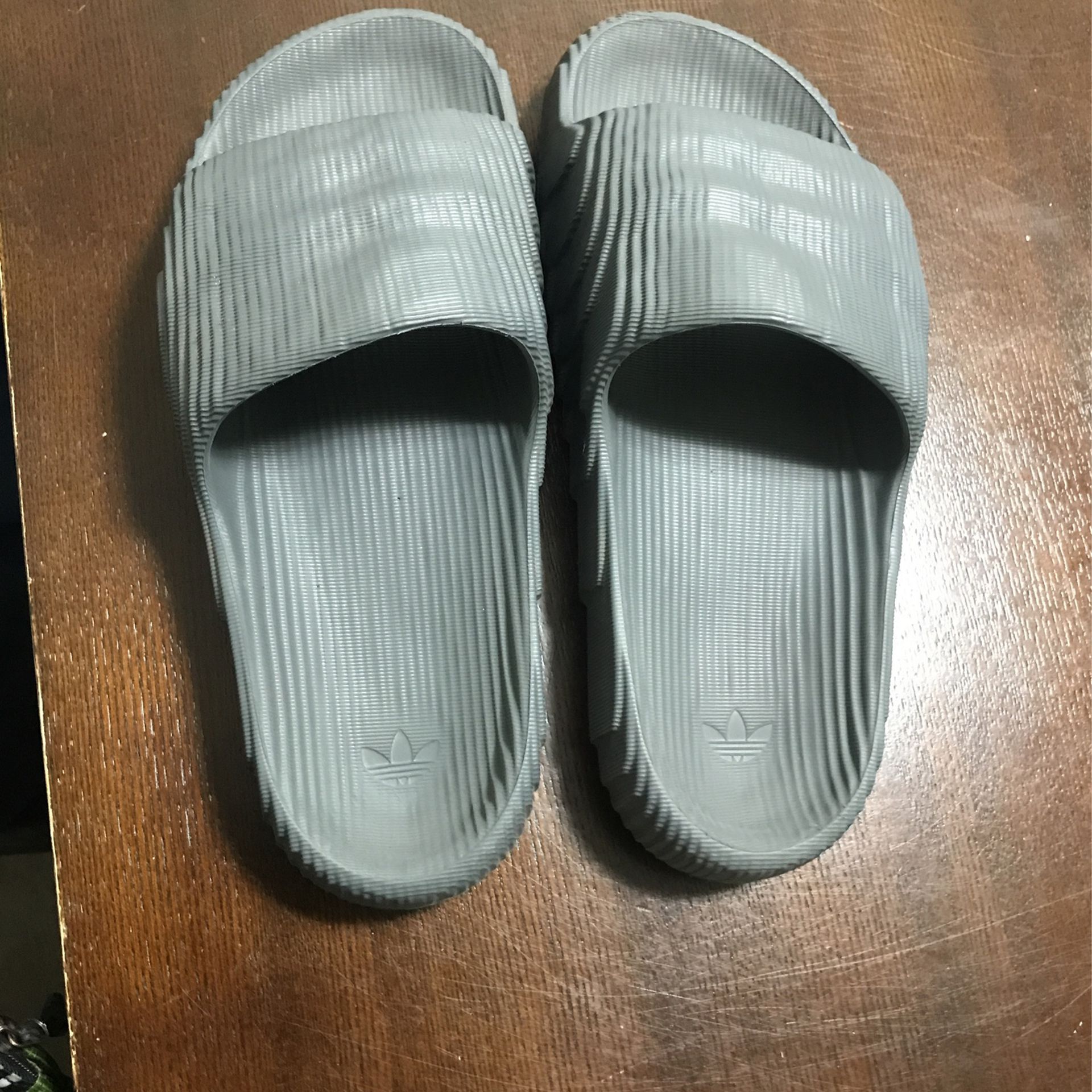 Adidas Grey Slides