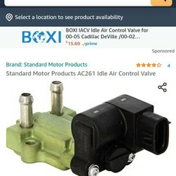 AC261 IDLE AIR CONTROL VALVE