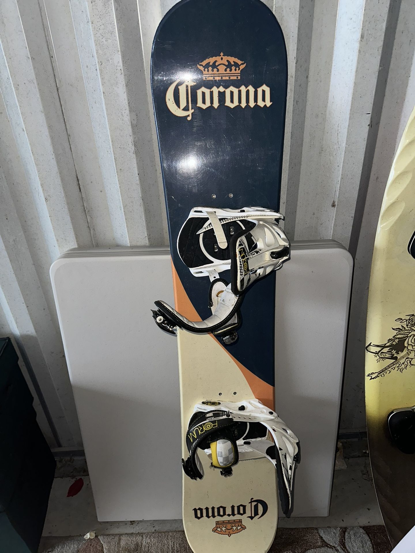Corona Snowboard With Bindings