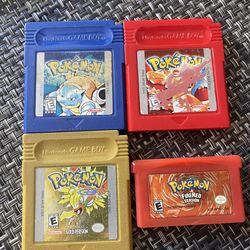 Nintendo gameboy pokemon games
