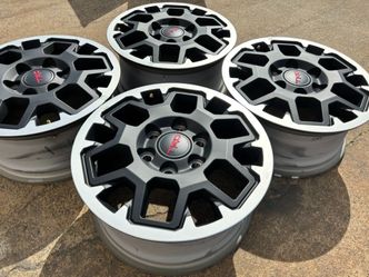 4X OEM 17" 2026 toyota tacoma TRD wheels 6X139.7 95.1MM BORE Tundra 4Runner