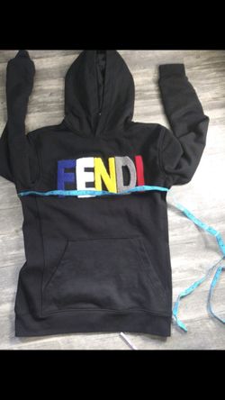 Fendi Hoodie Black