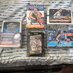 All NBA Hoops Tops Chrome Panani Phonix Revolution Topps Finest Mystery Tin