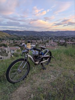 Moped bicycle motorized 2 stroke