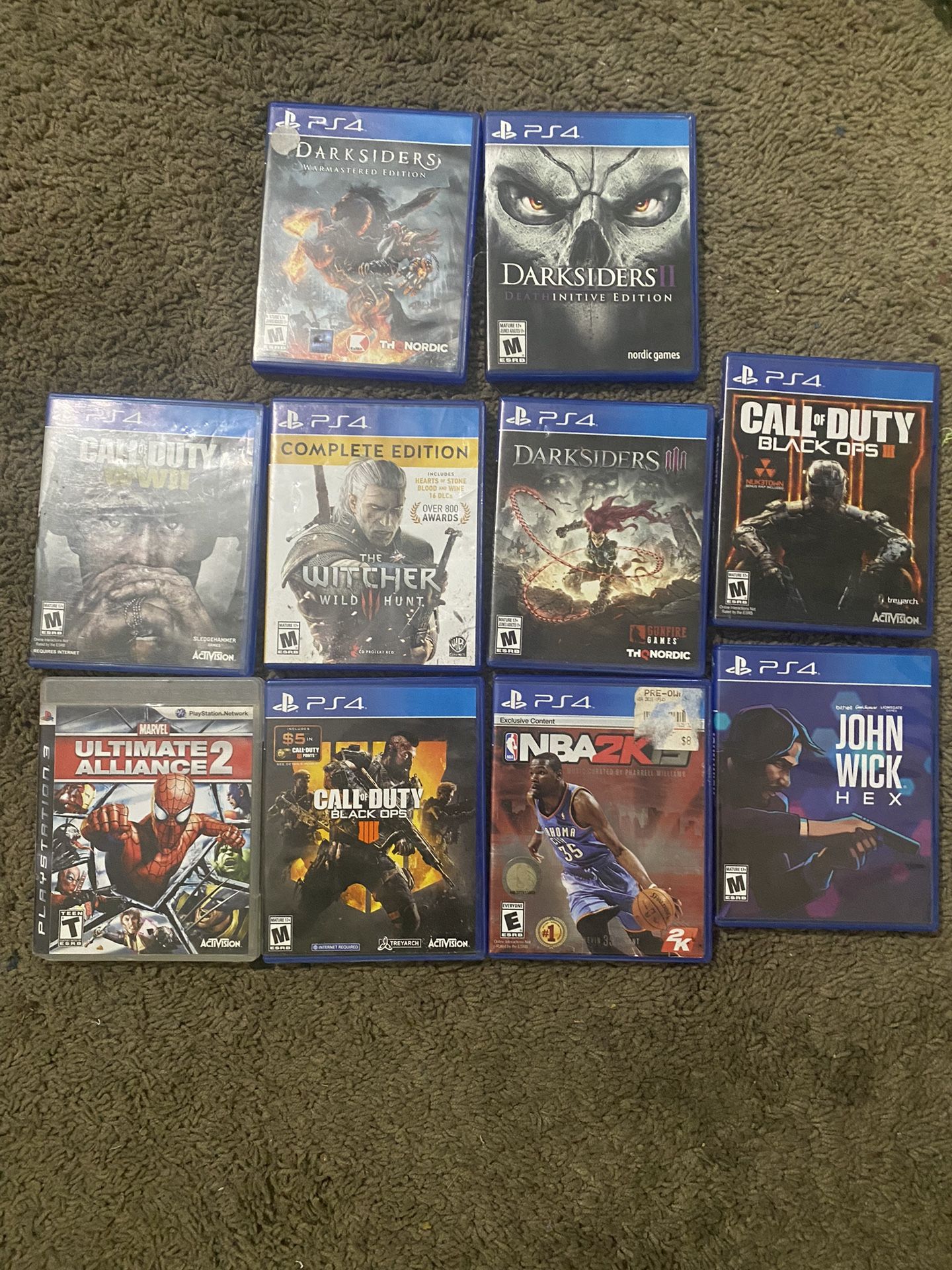 PS3 And PS4 Games Read Description