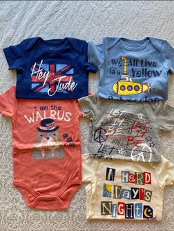 5 New Beatles Onesies