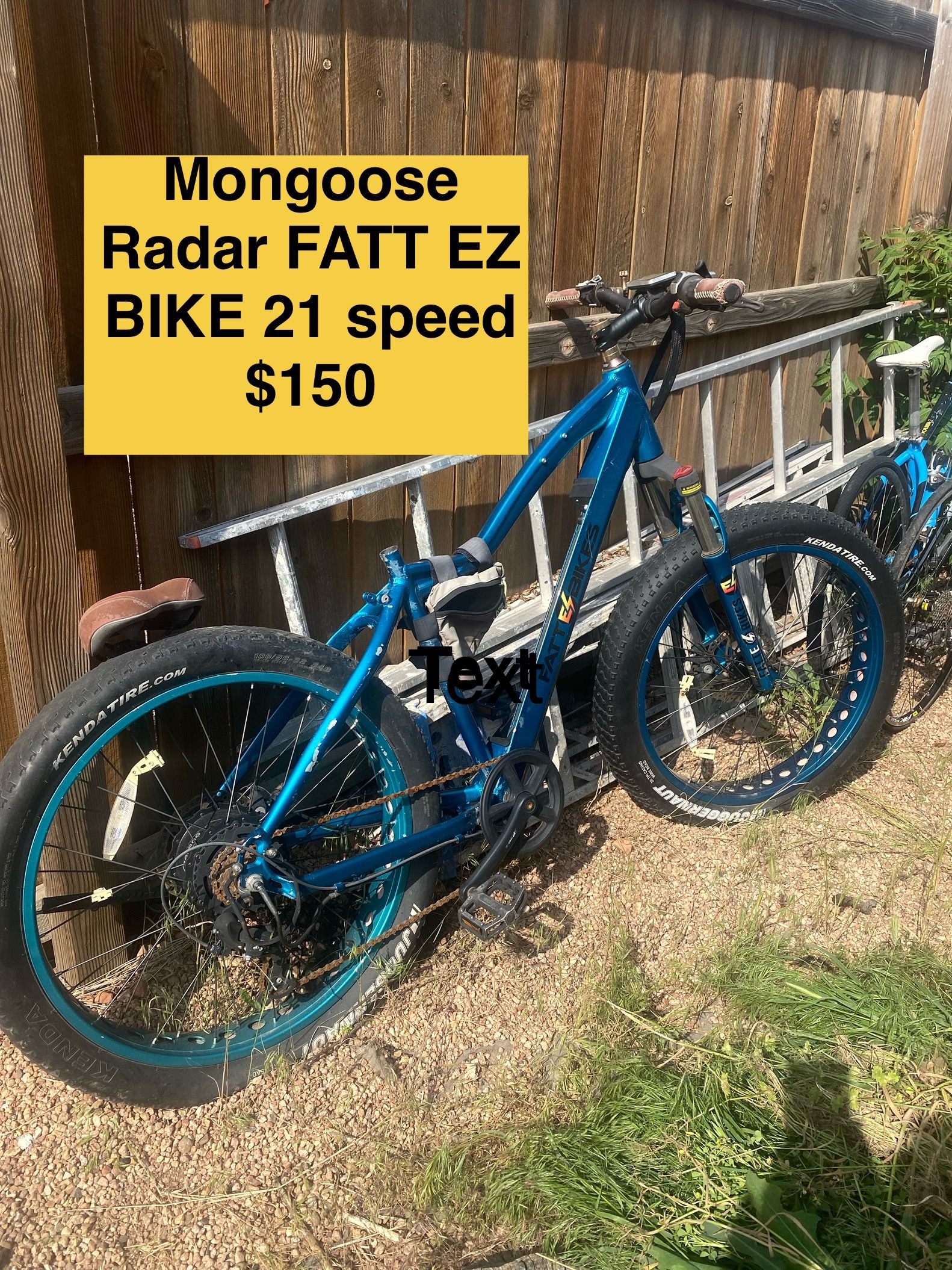Mongoose RADAR 27.5 FATT EZ BIKE 21 Speed