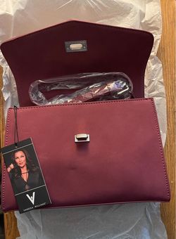 Vanessa Williams Burgundy Clutch Handbag
