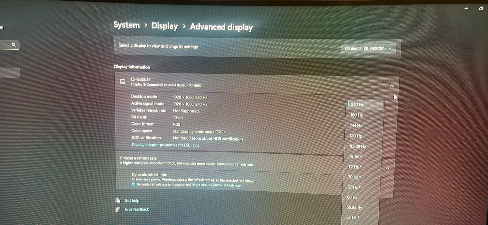 240 Hz Monitor 32 Inch