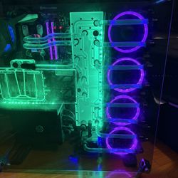 Custom 8K Gaming PC - AMD Ryzen 9 5950X, RTX 3090, Custom Liquid Cooling