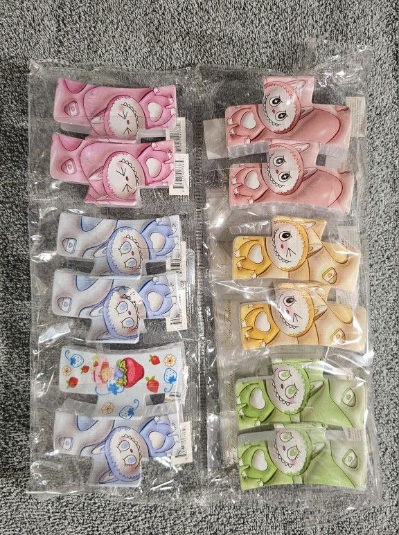 New Labubu & Strawberry Shortcake Hair Clips
