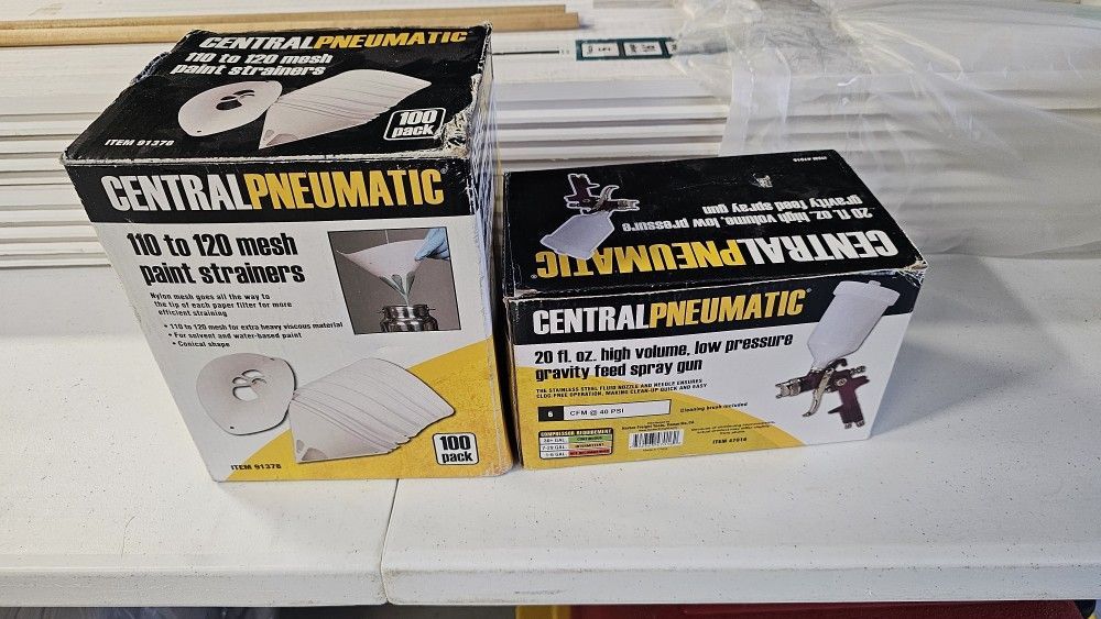 Paint Sprayer And Filters, Brand New