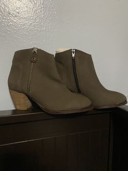 Diba Sequoia Suede Leather Western Bootie Size 7