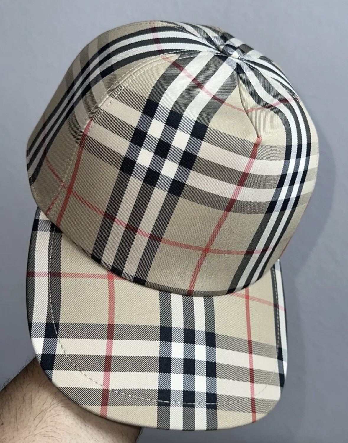 Burberry Trucker Cap Men Size Large Authentic