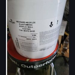 Neogard Neoflex Elastomeric Wall Coating White Waterproofing Acrylic Paint  Industrial Strength 