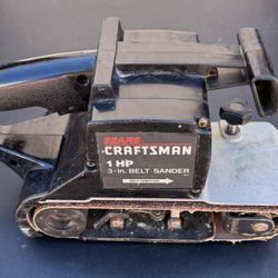 Sears Craftsman 1 HP 3" x 21" Belt Sander Model (contact info removed)30 Made in USA