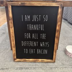 Handmade Wood Framed Signs