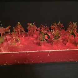 1978 Danbury Mint Gold Christmas Ornaments 