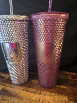 2 DISNEY STAR BUCKS TUMBLERS