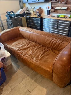 Leather couch
