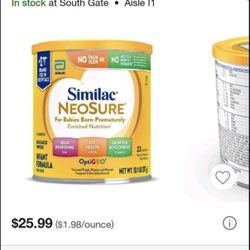 Similac Neosure Formula