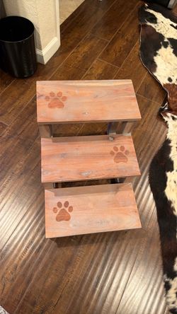 Wood Dog Steps
