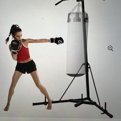Boxing Bag Stand with Pull Up Bar