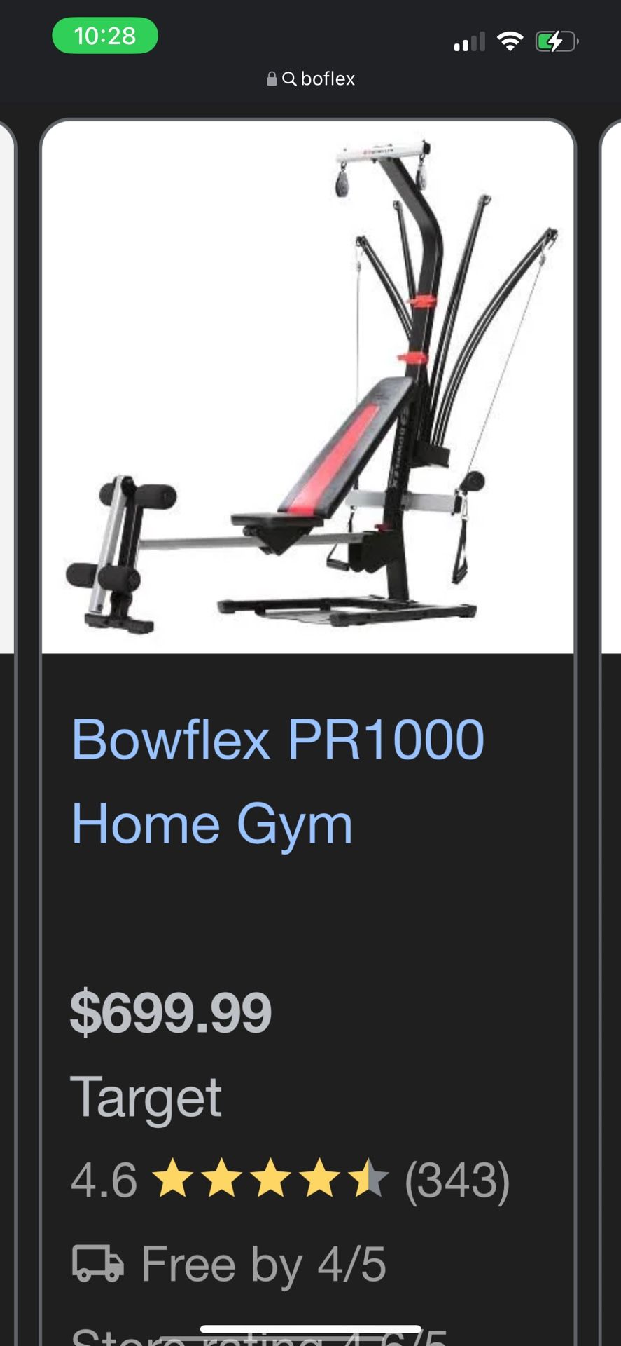 Boflex home gym