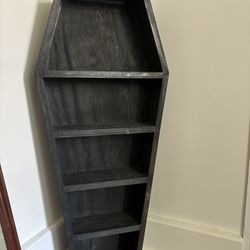 Gothic 6 Ft Coffin Bookshelf 