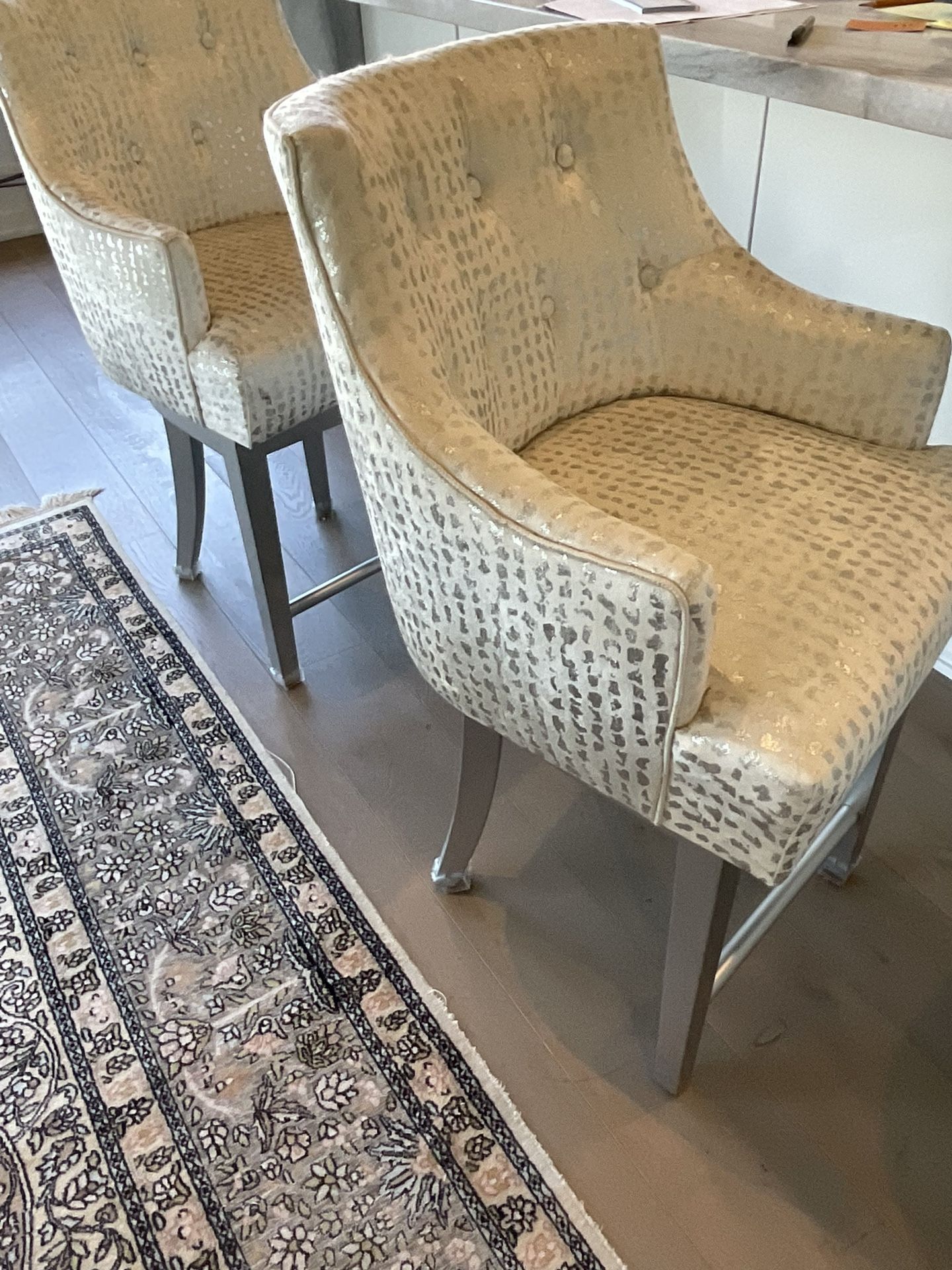 Custom Contemporary Bar Counter Stools.