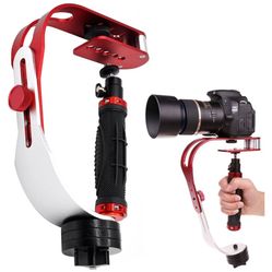Pro Handheld Video DSLR Camera Stabilizer Steady Compatible GoPro Cannon Nikon Sony Camera Cam Camcorder DV Smartphone up to 2.1 lbs with Smoot