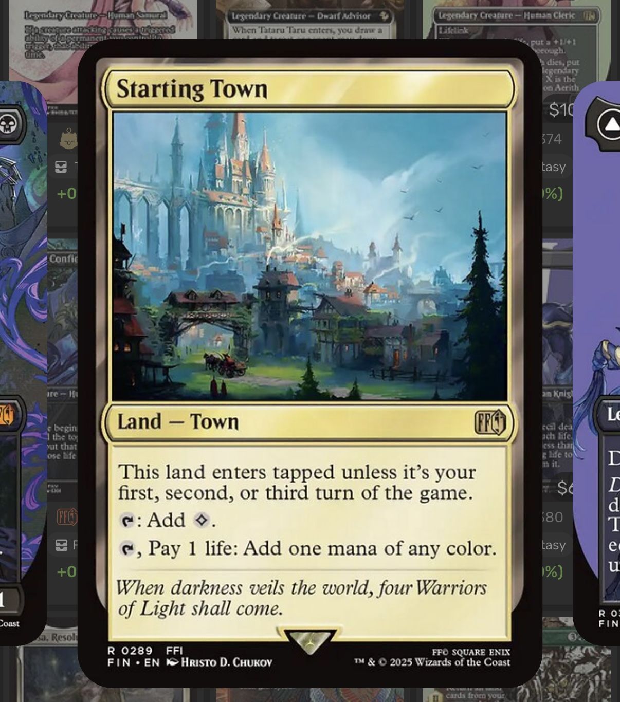 Starting Town Land FF/MTG