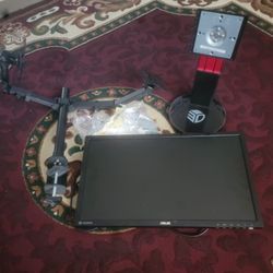 Asus VG248 with Dual Monitor Mount