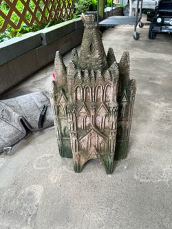 Castle statue