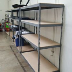 Auto Part Storage Shelving Body Shop Racks Heavy Duty Metal Shelves New Delivery Available 