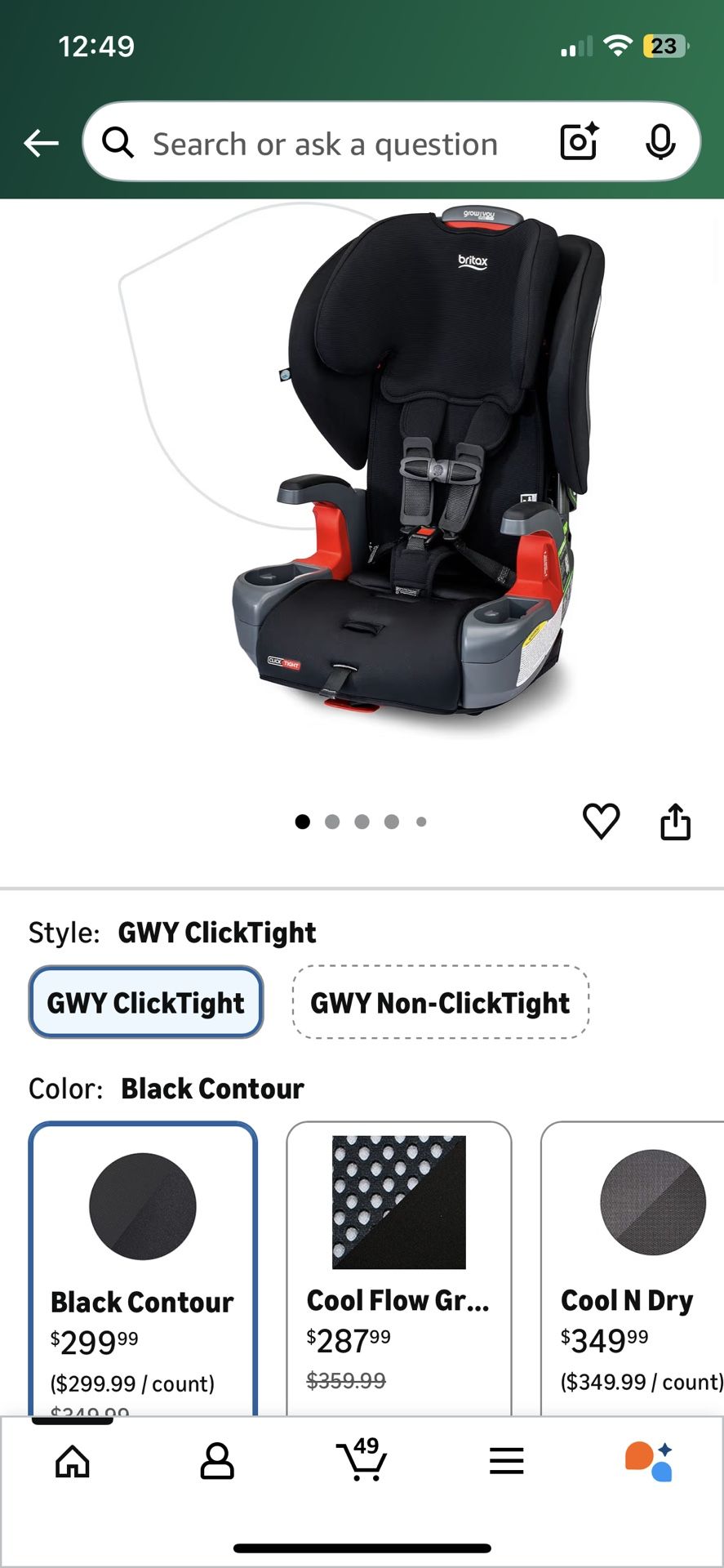Britax 2 Booster Car Seat
