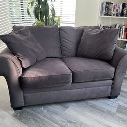 Grey-Brown Loveseat