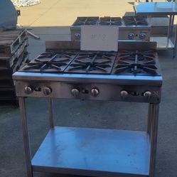 NSF Certified Jade Range 6 Burners Commercial Stove